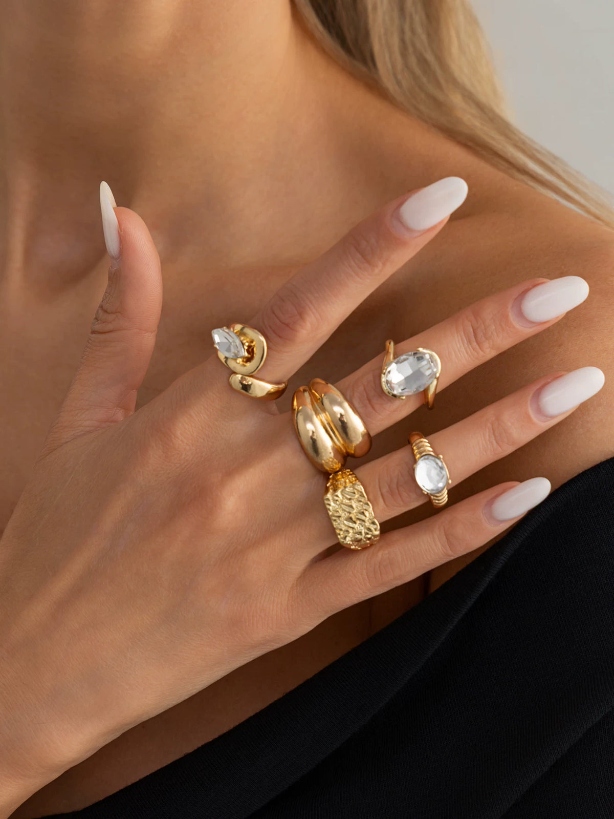 Missy Jewelry - Asher Bohemian Vintage Ring Set