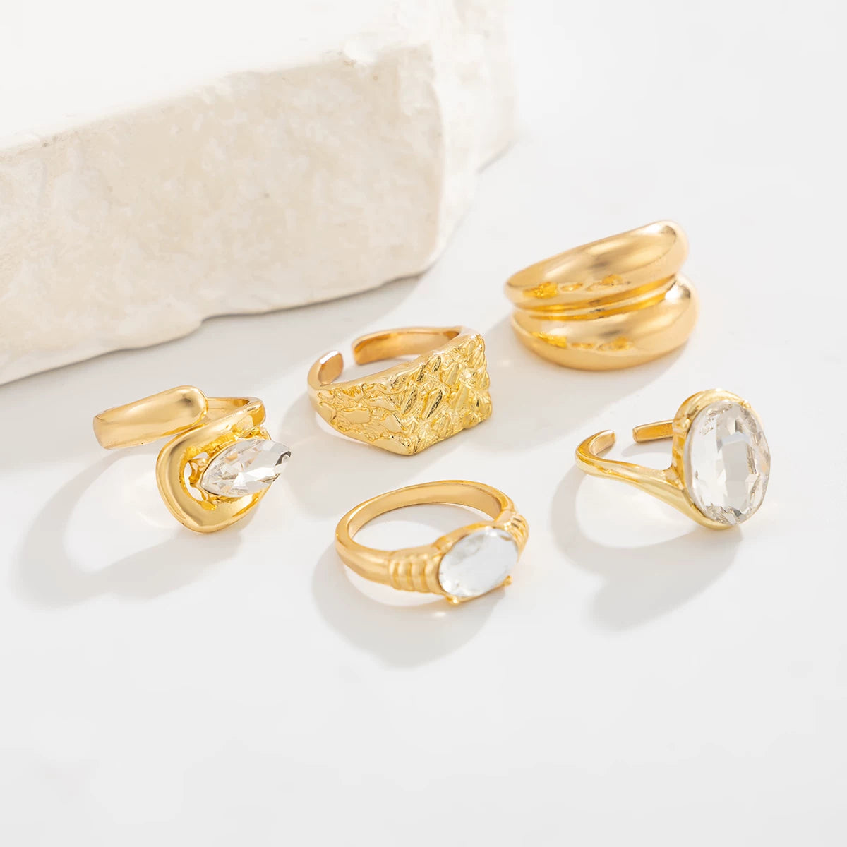 Missy Jewelry - Asher Bohemian Vintage Ring Set