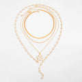 Missy Jewelry - Asra Layered Flower Lariat Necklace
