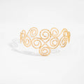 Missy Jewelry - Avyana Spiral Open Arm Cuff
