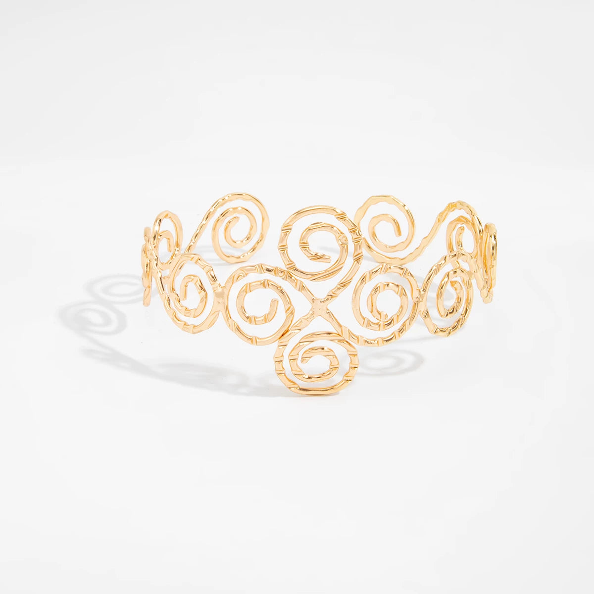 Missy Jewelry - Avyana Spiral Open Arm Cuff