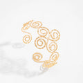 Missy Jewelry - Avyana Spiral Open Arm Cuff
