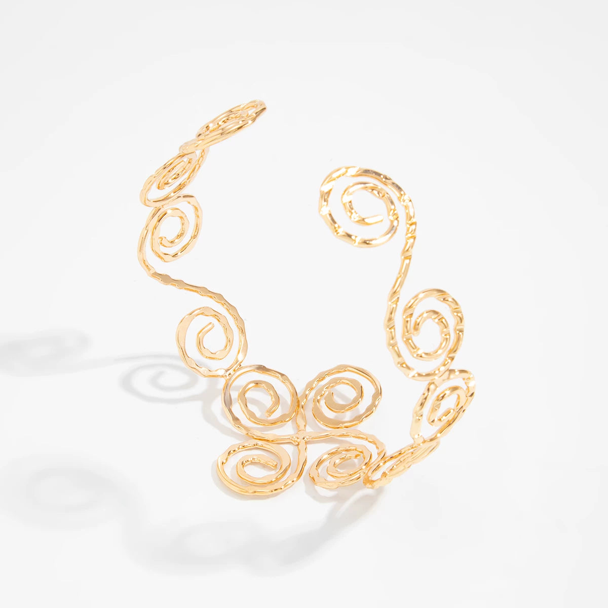Missy Jewelry - Avyana Spiral Open Arm Cuff