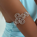 Missy Jewelry - Avyana Spiral Open Arm Cuff