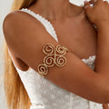 Missy Jewelry - Avyana Spiral Open Arm Cuff