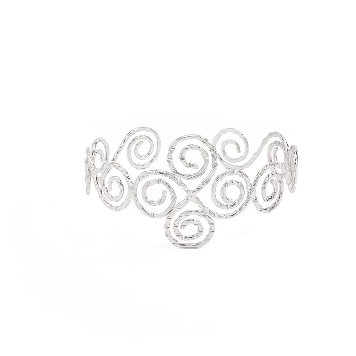 Missy Jewelry - Avyana Spiral Open Arm Cuff
