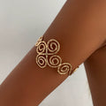 Missy Jewelry - Avyana Spiral Open Arm Cuff