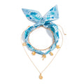 Missy Jewelry - Beautiful Layered Tropical Scarf Necklace