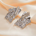 Missy Jewelry - Chanel Irregular Pleated Statement Earrings