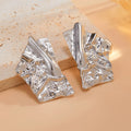Missy Jewelry - Chanel Irregular Pleated Statement Earrings