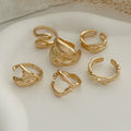 Missy Jewelry - Christine Organic Molten Ring Set