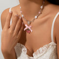 Missy Jewelry - Ciana Strawberry Bow Pendant Necklace