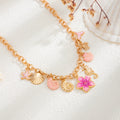 Missy Jewelry - Cing Ocean Charm Floral Necklace