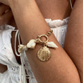 Missy Jewelry - Ely Shell Flower Pendant Necklace