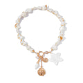 Missy Jewelry - Ely Shell Flower Pendant Necklace - Necklace Color