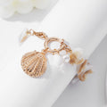 Missy Jewelry - Ely Shell Flower Pendant Necklace