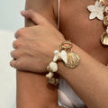 Missy Jewelry - Ely Shell Flower Pendant Necklace