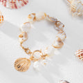 Missy Jewelry - Ely Shell Flower Pendant Necklace