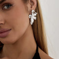Missy Jewelry - Emaan Textured Gold Floral Earrings