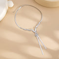 Missy Jewelry - Finleigh Woven Snake Chain Necklace
