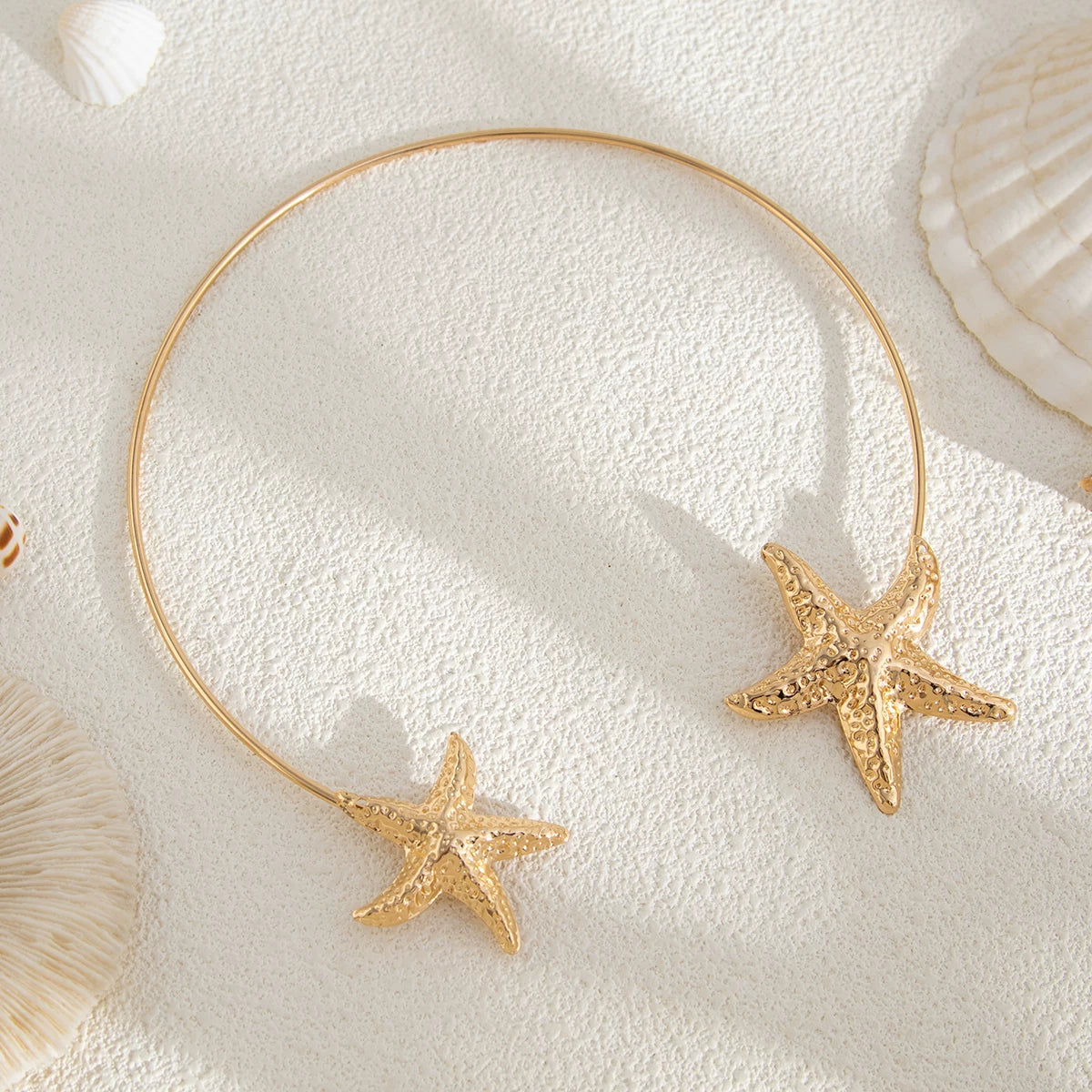 Missy Jewelry - Finnley Starfish Open Collar Necklace