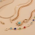Missy Jewelry - Gabby Sun Pendant Layered Necklace