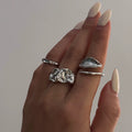 Missy Jewelry - Haylee Molten Organic Ring Set