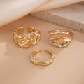 Missy Jewelry - Haylee Molten Organic Ring Set