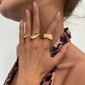 Missy Jewelry - Haylee Molten Organic Ring Set