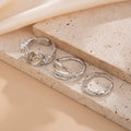 Missy Jewelry - Haylee Molten Organic Ring Set