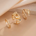 Missy Jewelry - Haylee Molten Organic Ring Set