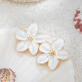 Missy Jewelry - Hayleigh Floral Enamel Stud Earrings