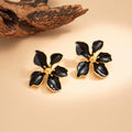 Missy Jewelry - Hayleigh Floral Enamel Stud Earrings
