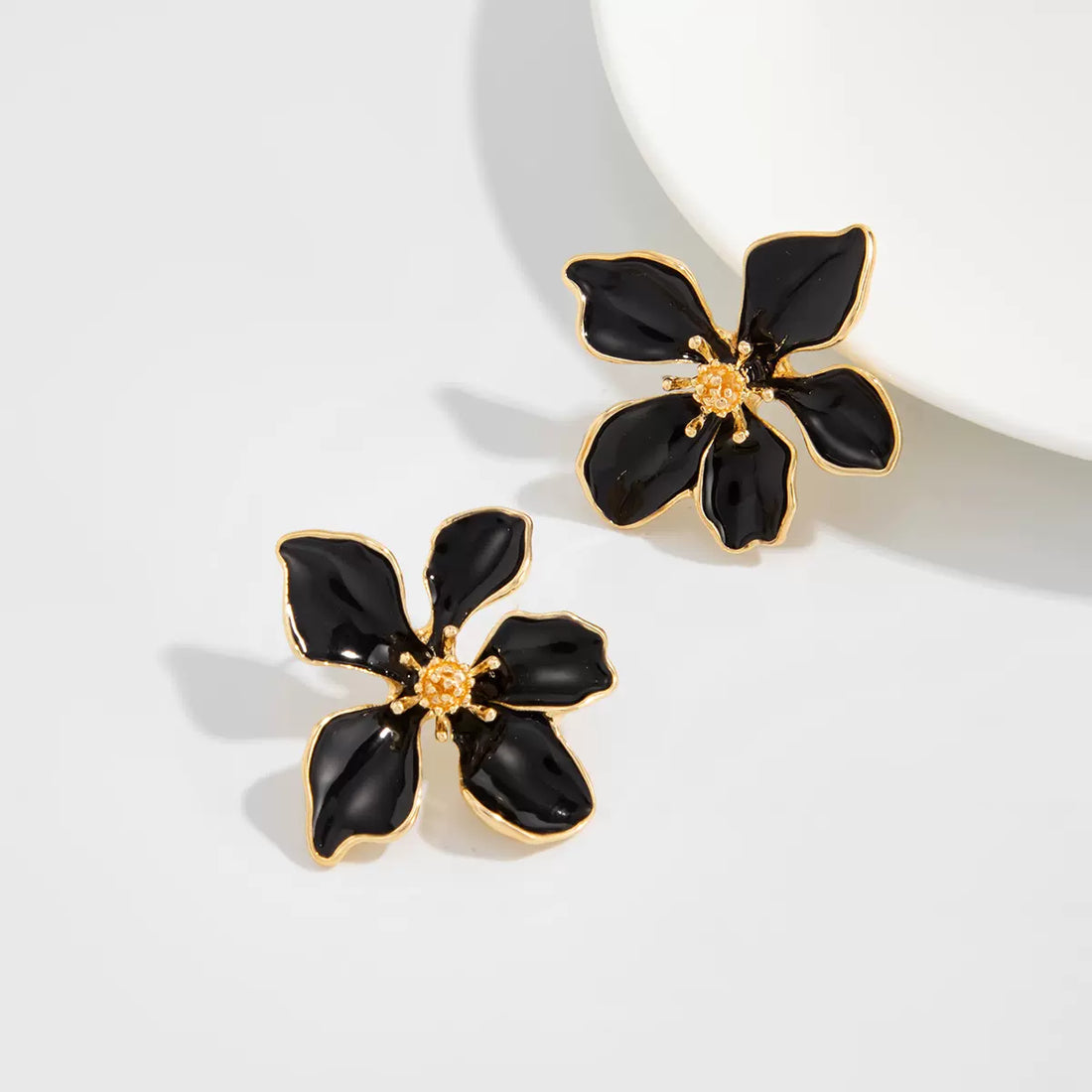 Missy Jewelry - Hayleigh Floral Enamel Stud Earrings