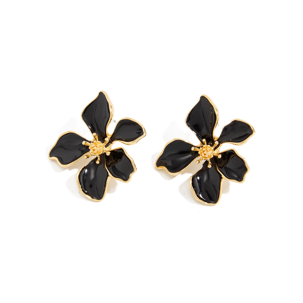 Missy Jewelry - Hayleigh Floral Enamel Stud Earrings