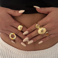 Missy Jewelry - Heba 5-Piece Statement Ring Set