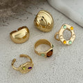 Missy Jewelry - Heba 5-Piece Statement Ring Set