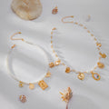 Missy Jewelry - Jameela Pearl Charm Necklace Set