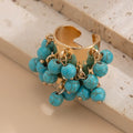 Missy Jewelry - Jaylynn Beaded Tassel Statement Ring
