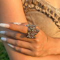 Missy Jewelry - Jaylynn Beaded Tassel Statement Ring