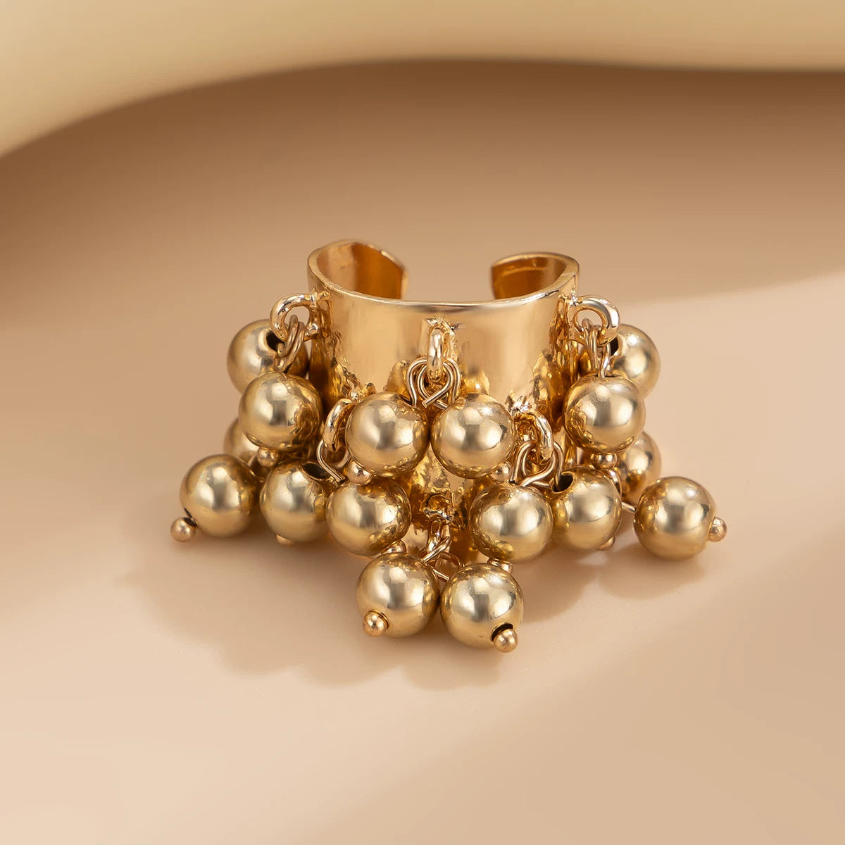 Missy Jewelry - Jaylynn Beaded Tassel Statement Ring