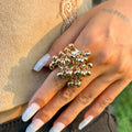 Missy Jewelry - Jaylynn Beaded Tassel Statement Ring