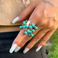 Missy Jewelry - Jaylynn Beaded Tassel Statement Ring