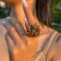 Missy Jewelry - Jaylynn Beaded Tassel Statement Ring