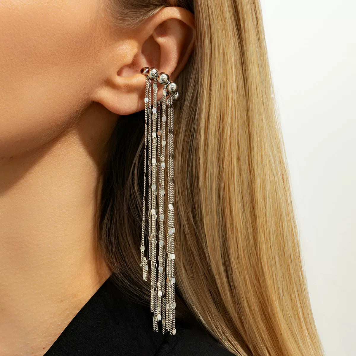 Missy Jewelry - Karalynn Long Tassel Ear Cuff