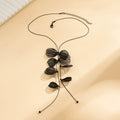 Missy Jewelry - Karmen Ginkgo Leaf Tassel Necklace