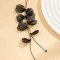 Missy Jewelry - Karmen Ginkgo Leaf Tassel Necklace