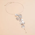Missy Jewelry - Karmen Ginkgo Leaf Tassel Necklace