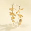 Missy Jewelry - Karmen Ginkgo Leaf Tassel Necklace