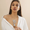 Missy Jewelry - Karmen Ginkgo Leaf Tassel Necklace